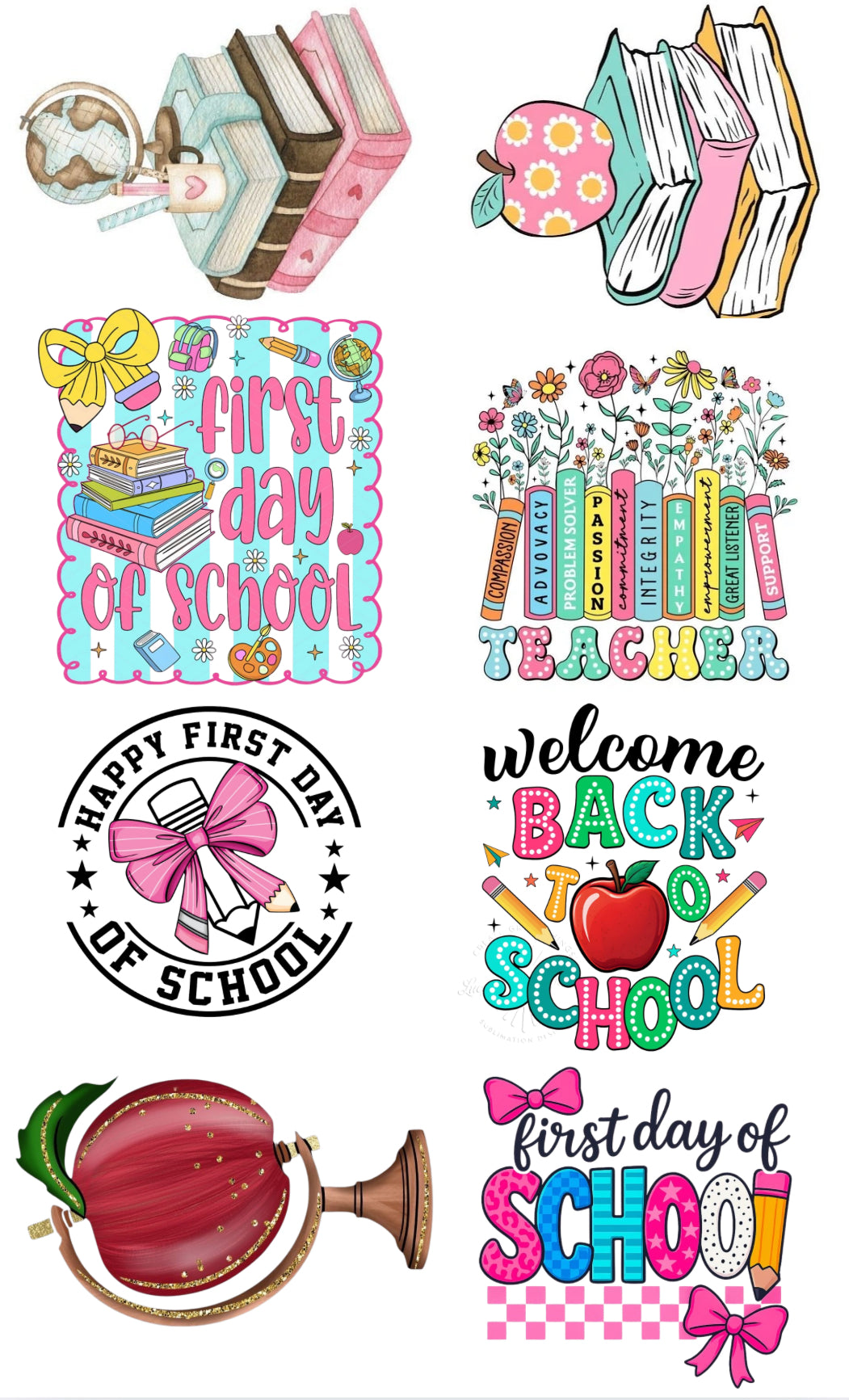 BACK TO SCHOOL GANG SHEET