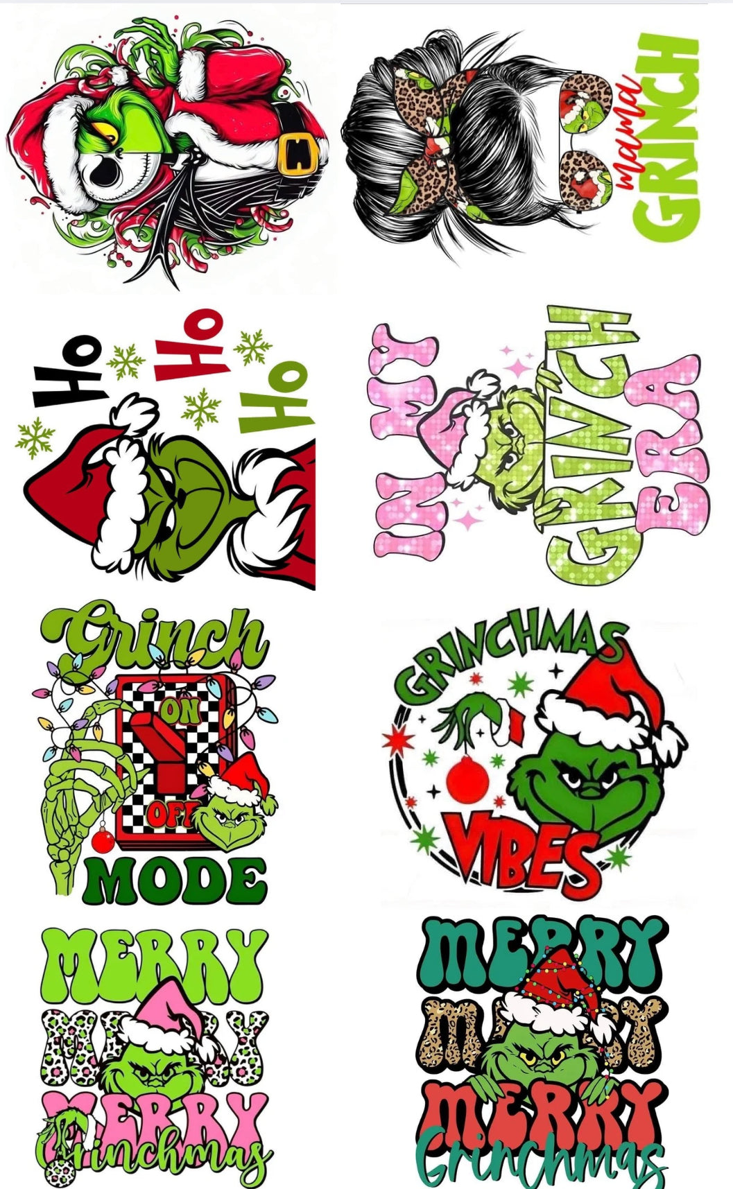 Grinch Gang Sheet