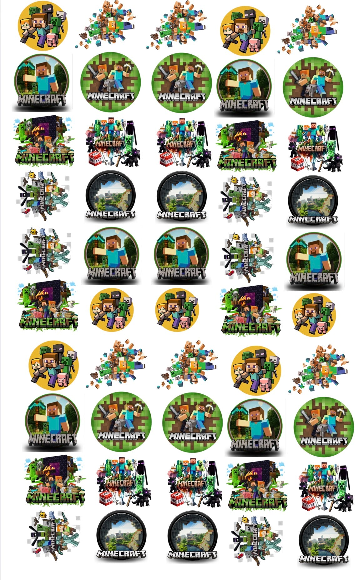 Minecraft Logos