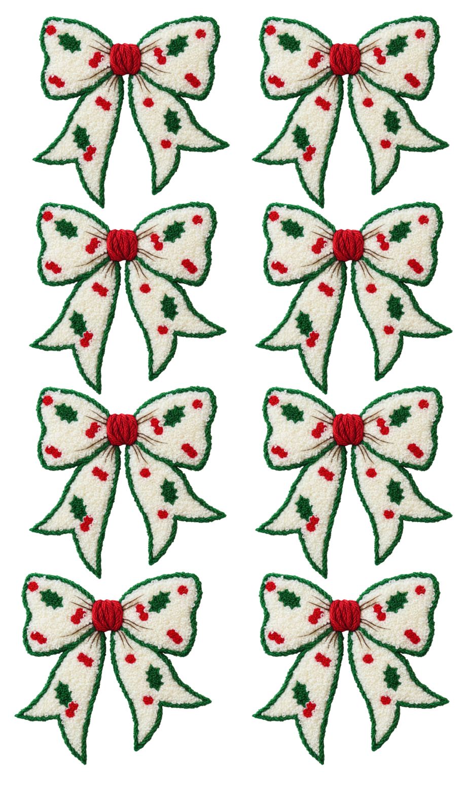 Lazo Tejido de Navidad