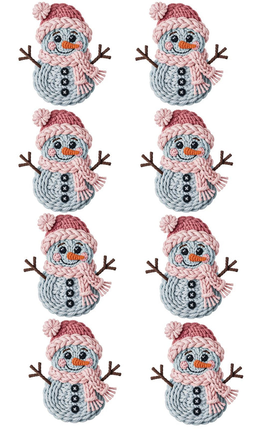 Snowman Tejido de Navidad