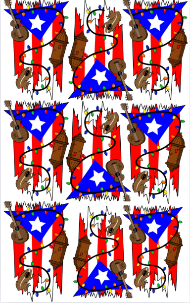 Navidad Boricua Gang Sheet