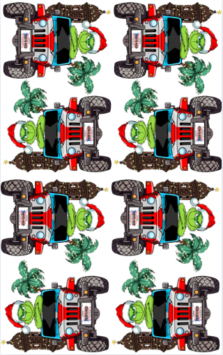 Christmas Grinch Gang Sheet