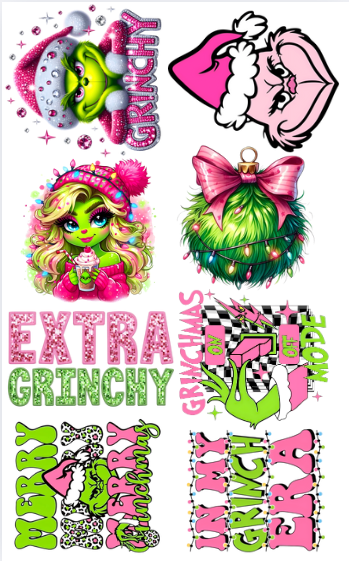 PINK GRINCHY GANGSHEET