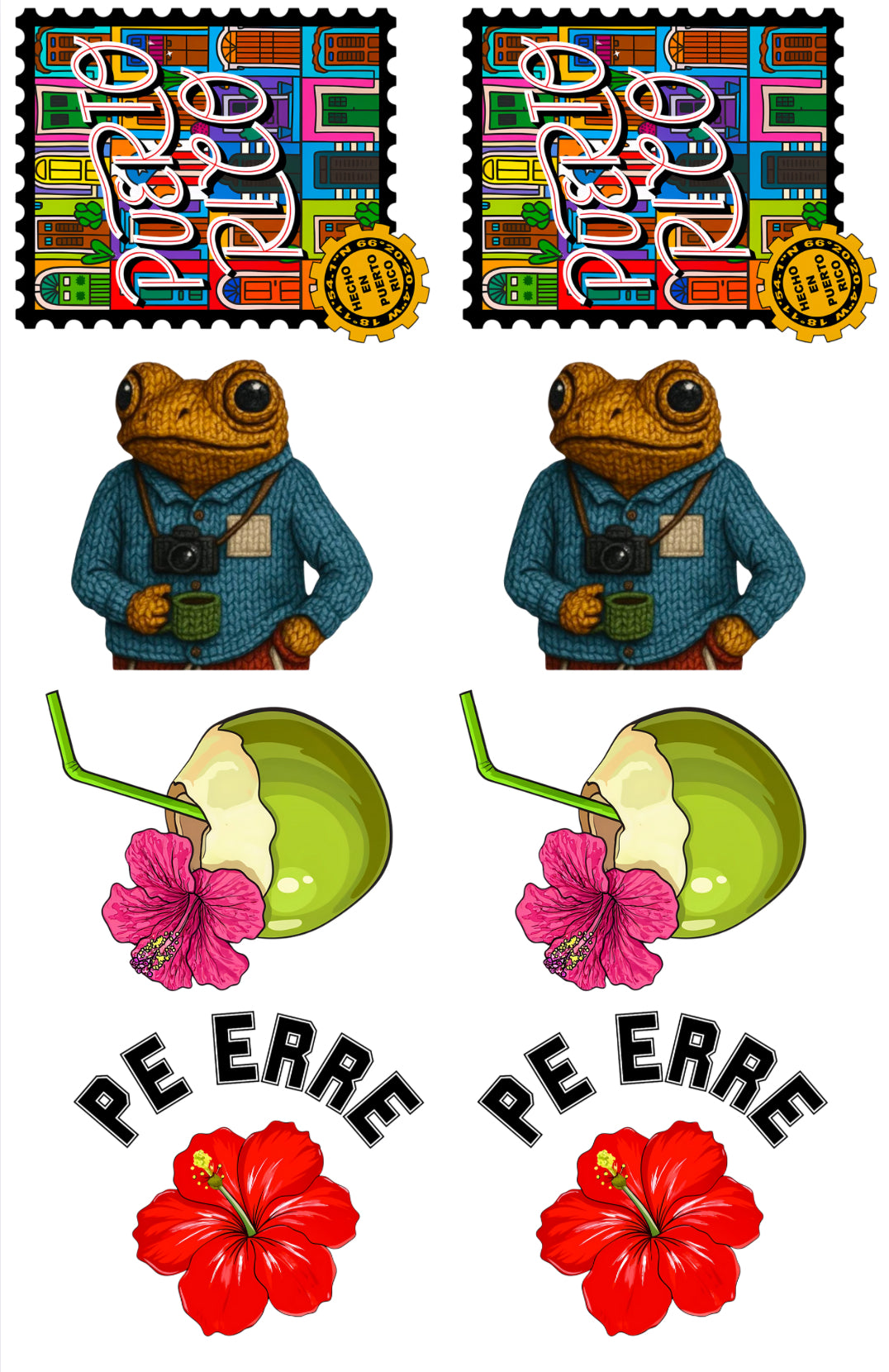 Puerto Rico Gang Sheet
