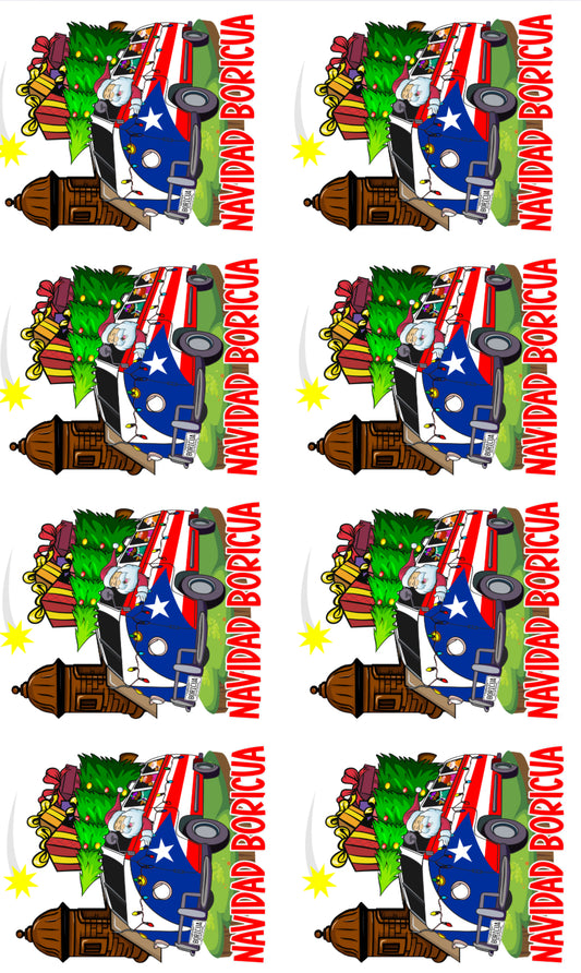 Navidad Boricua Gang Sheet