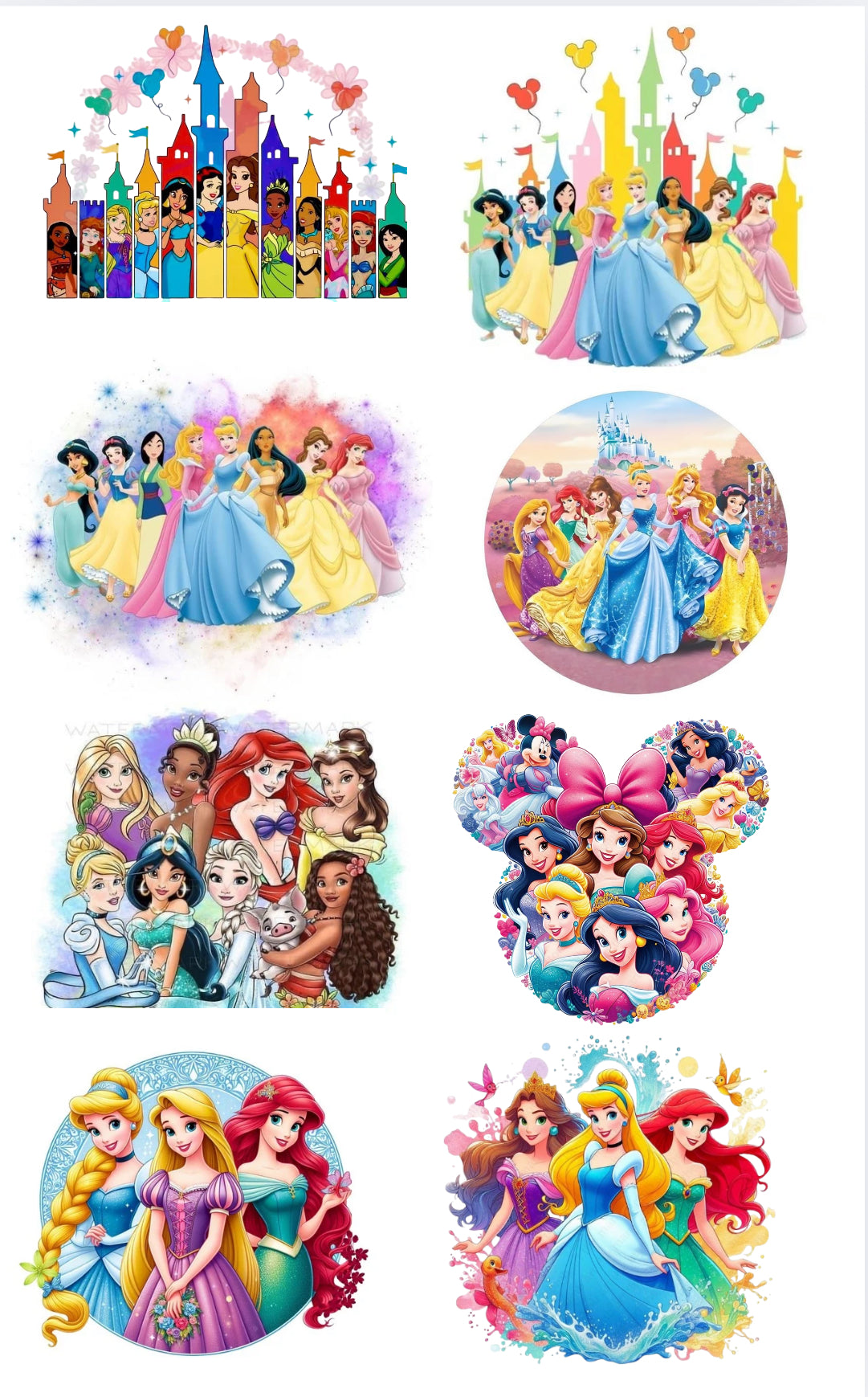 Princess Gang Sheet