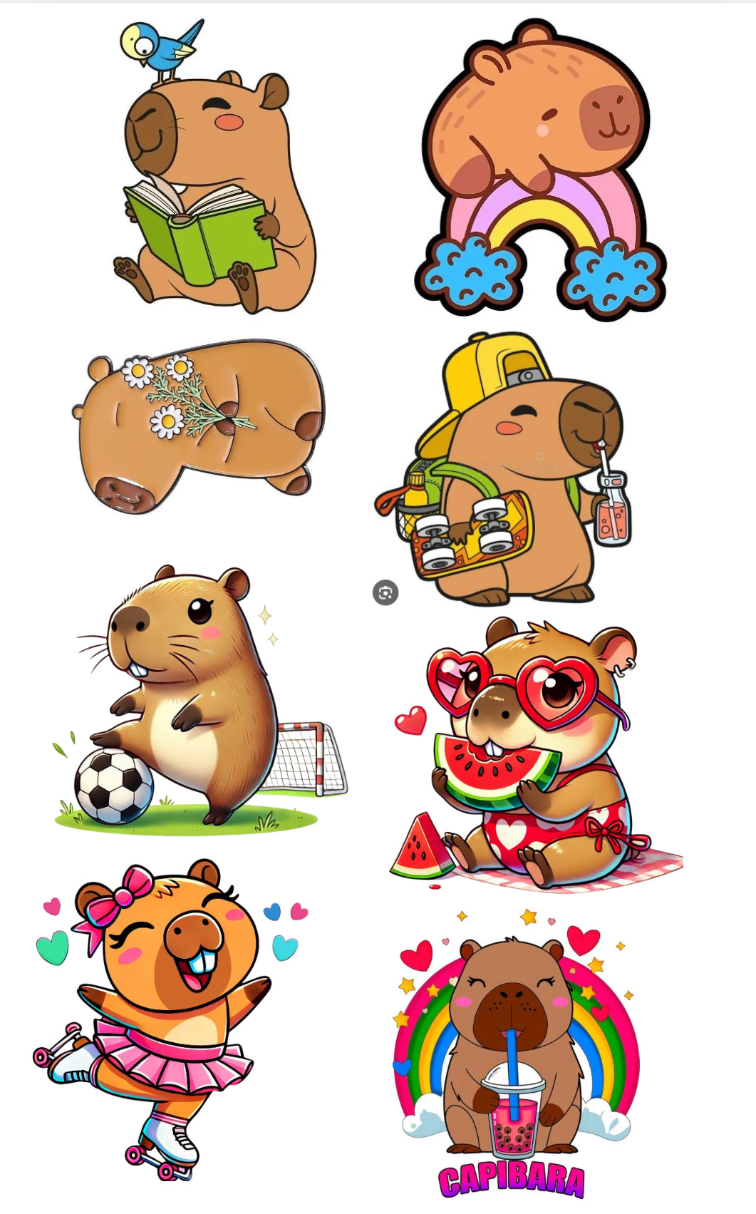 Capibara Gang Sheet