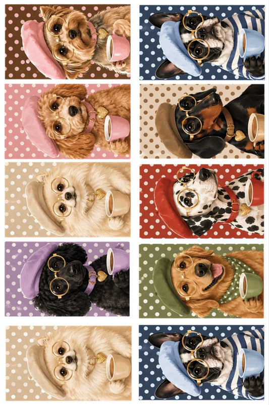 Dogs polkadot
