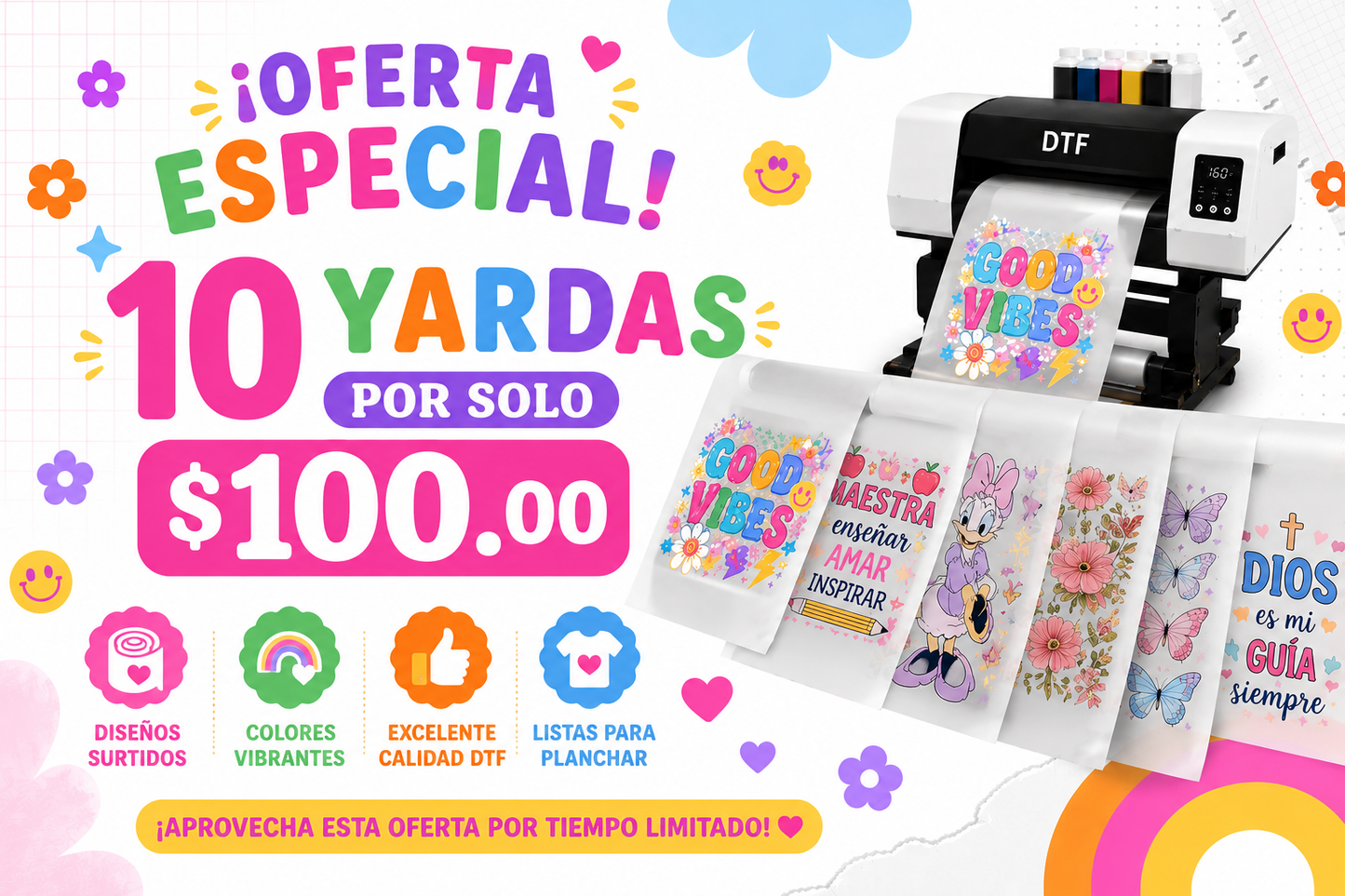 Paquete de 10 yardas