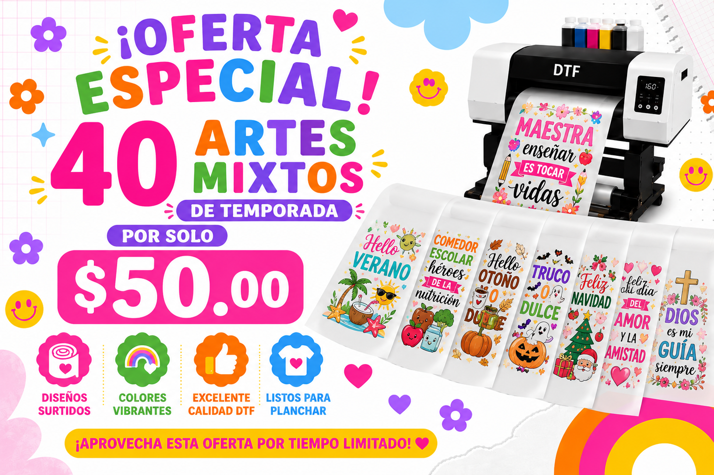 40 artes mixtos de temporada