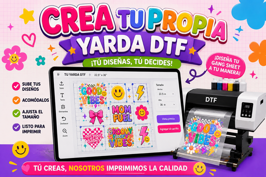 Crea tu propia Yarda DTF