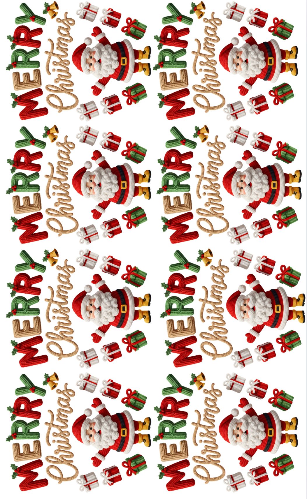 Merry Tejido de Navidad