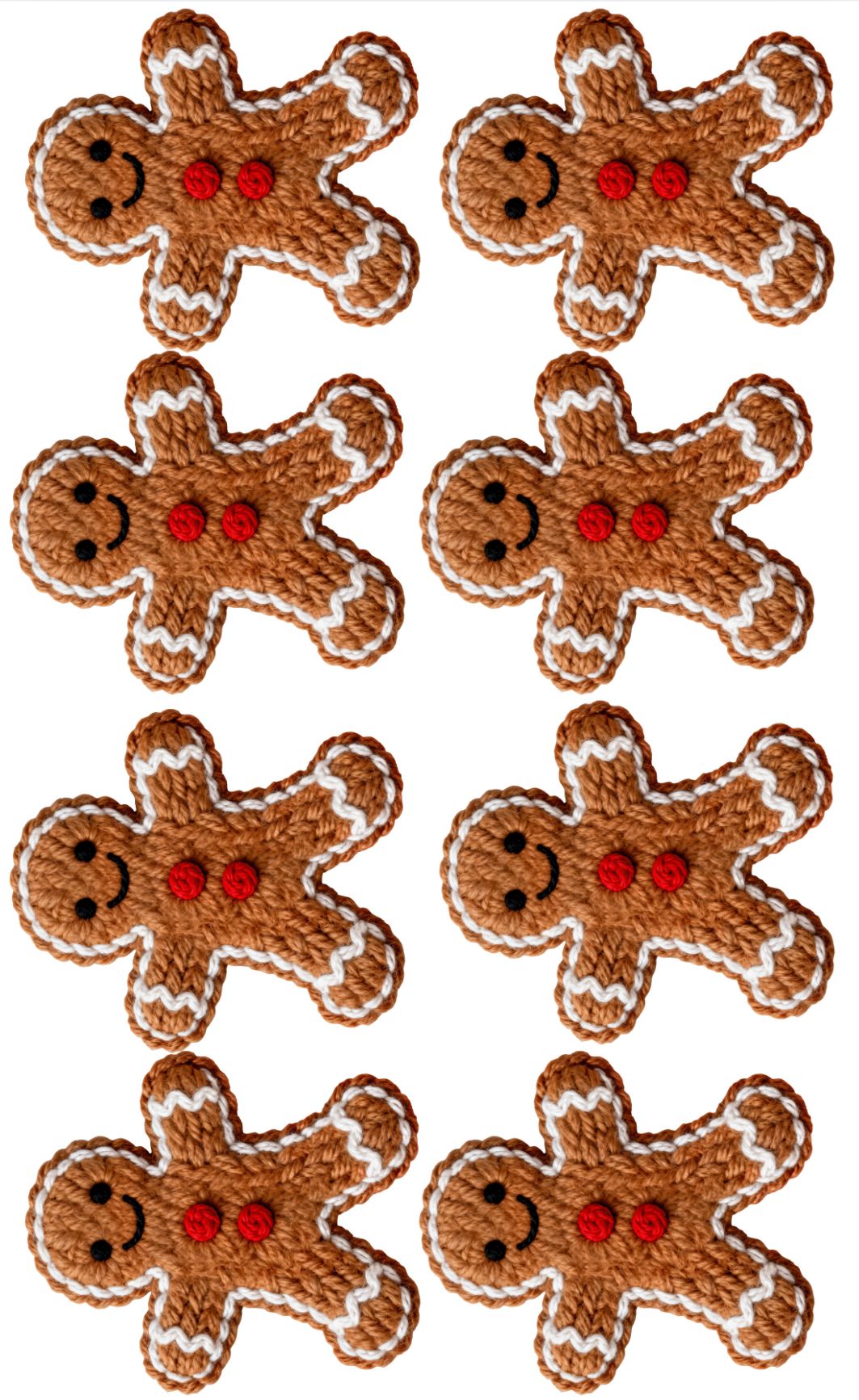 Jengibre 1 Tejido de navidad
